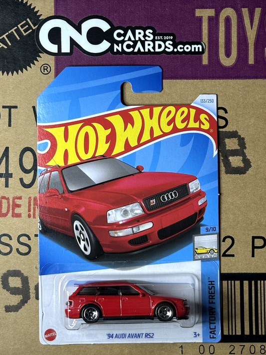 2024 Hot Wheels Factory Fresh #9/10 '94 Audi Avant RS2 Red