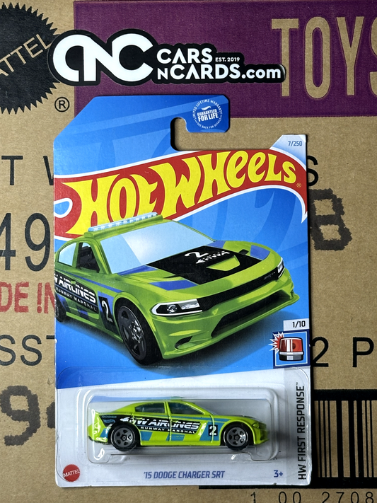 2023 Hot Wheels HW First Response 1/10 '15 Dodge Charger SRT Green