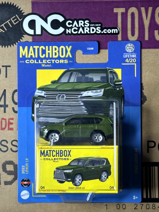2024 Matchbox Collectors 4/20 2022 Lexus LX Green