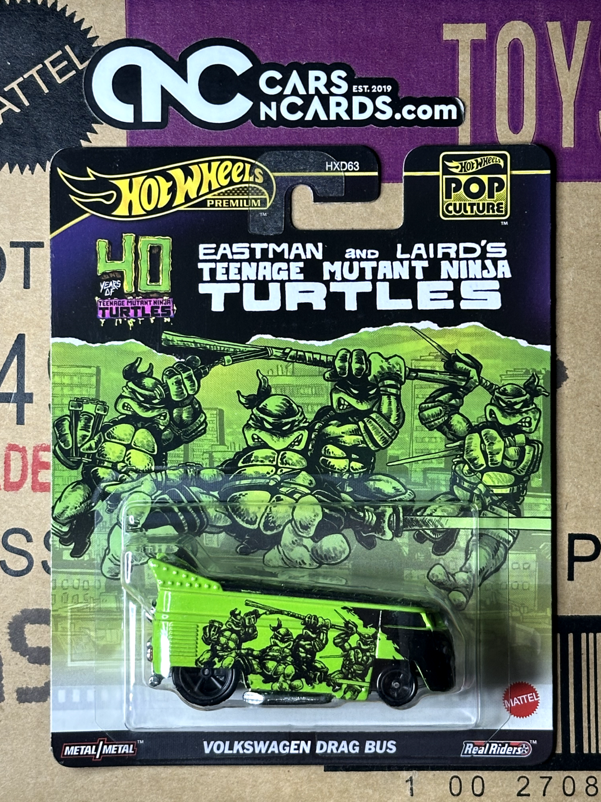 2024 Hot Wheels Premium Pop Culture Teenage Mutant Ninja Turtles VW Drag Bus