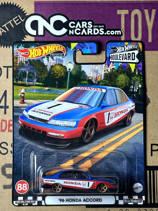 2023 Hot Wheels Premium Boulevard #88 '96 Honda Accord