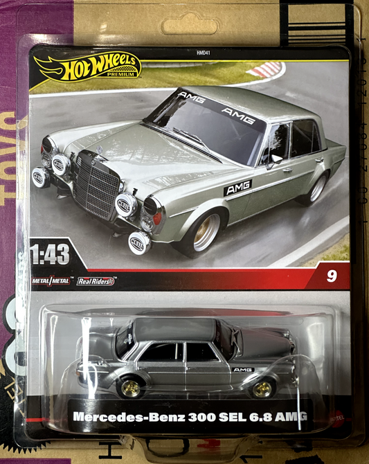 2024 Hot Wheels Premium 1:43 Scale Mercedes-Benz 300 SEL 6.8 AMG