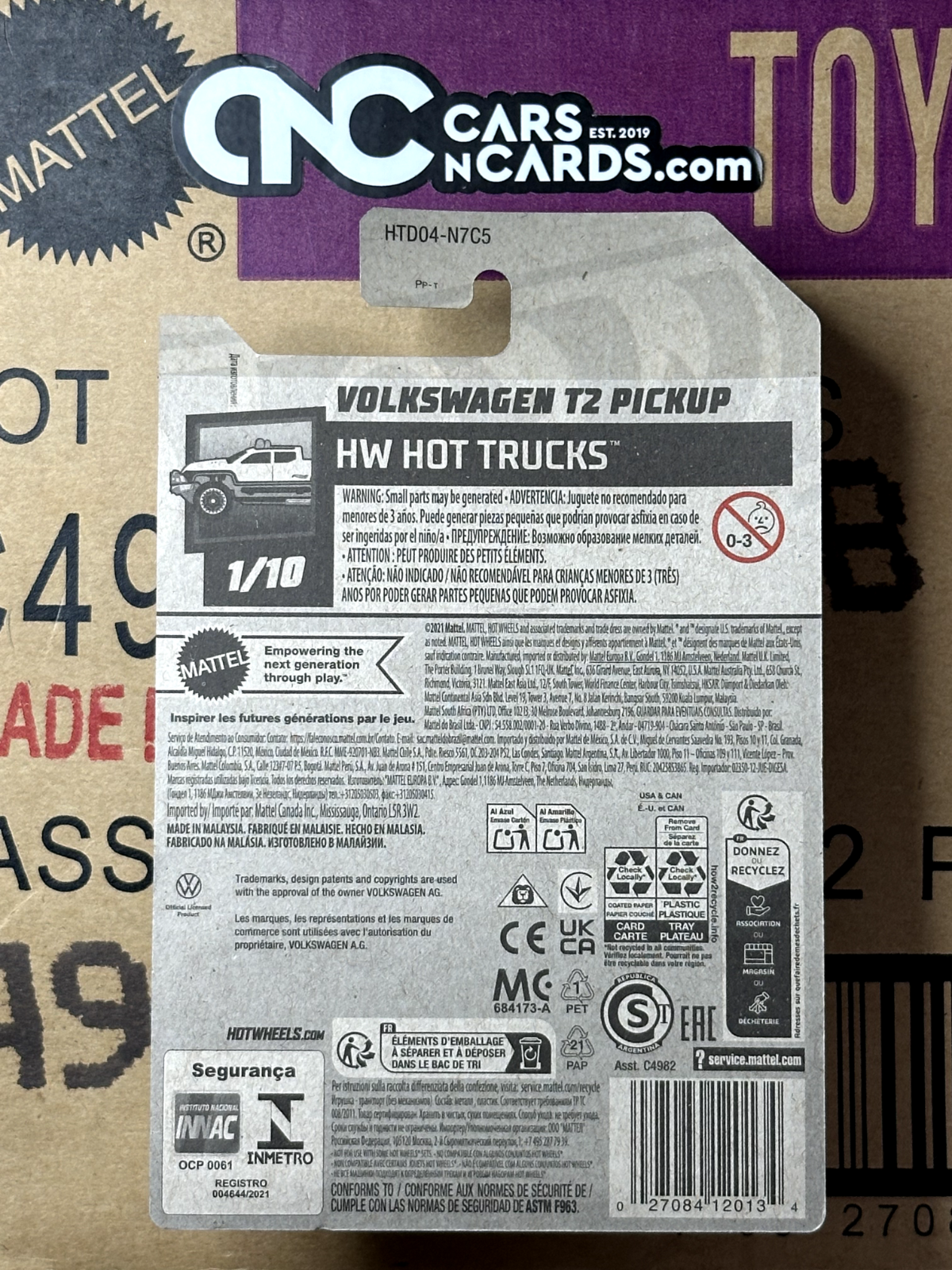 2024 Hot Wheels HW Hot Trucks 1/10 Volkswagen T2 Pickup