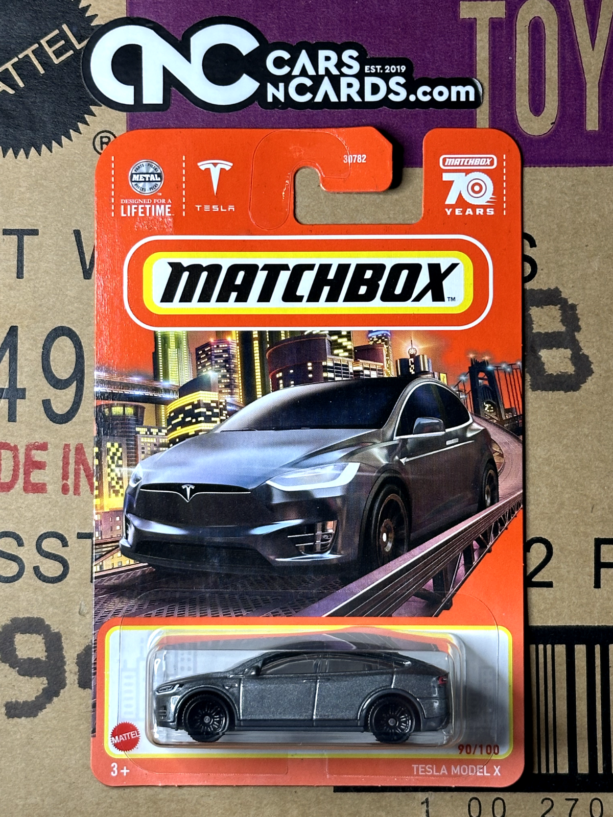 2023 Matchbox Tesla Model X Black 90/100