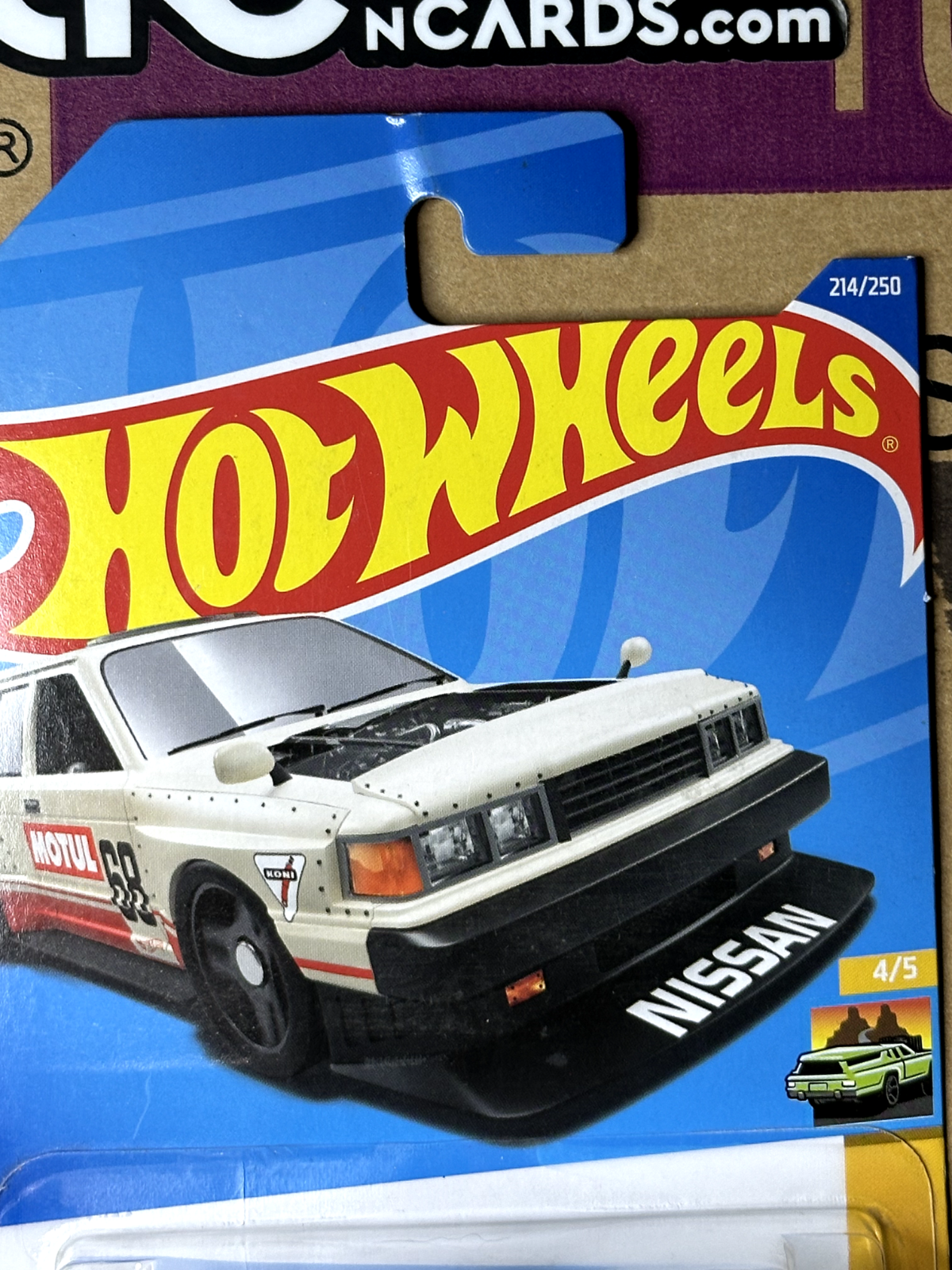 2022 Hot Wheels HW Wagons #4/5 Nissan Maxima Drift Car Motul (Card Crease)