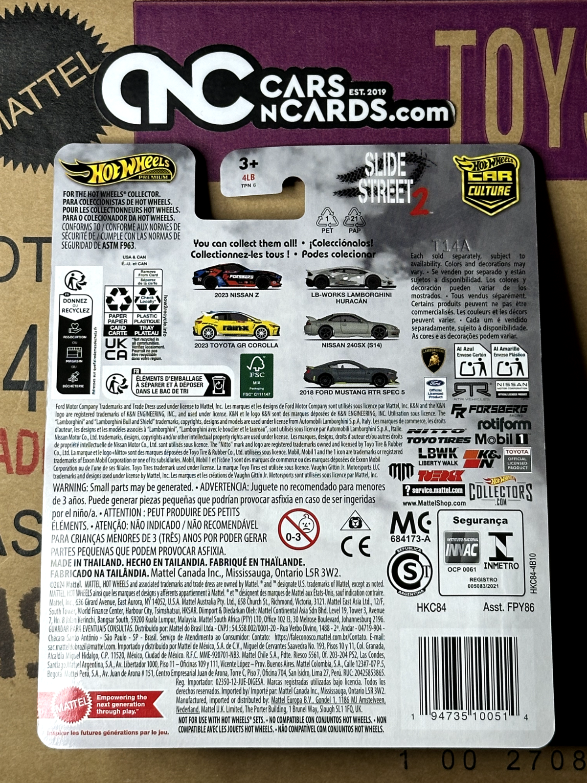2024 Hot Wheels Premium Car Culture Slide Street 2 LB-Works Lamborghini Huracan