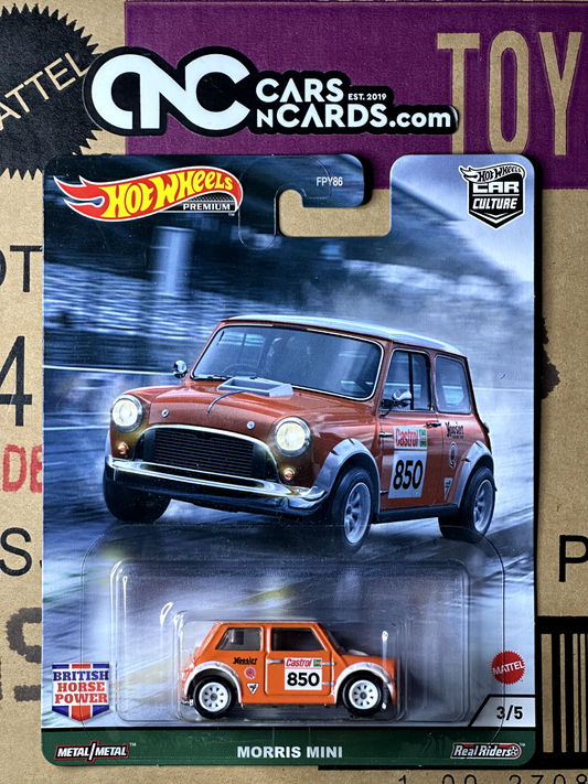 2021 Hot Wheels Premium Car Culture British Horse Power 3/5 Morris Mini