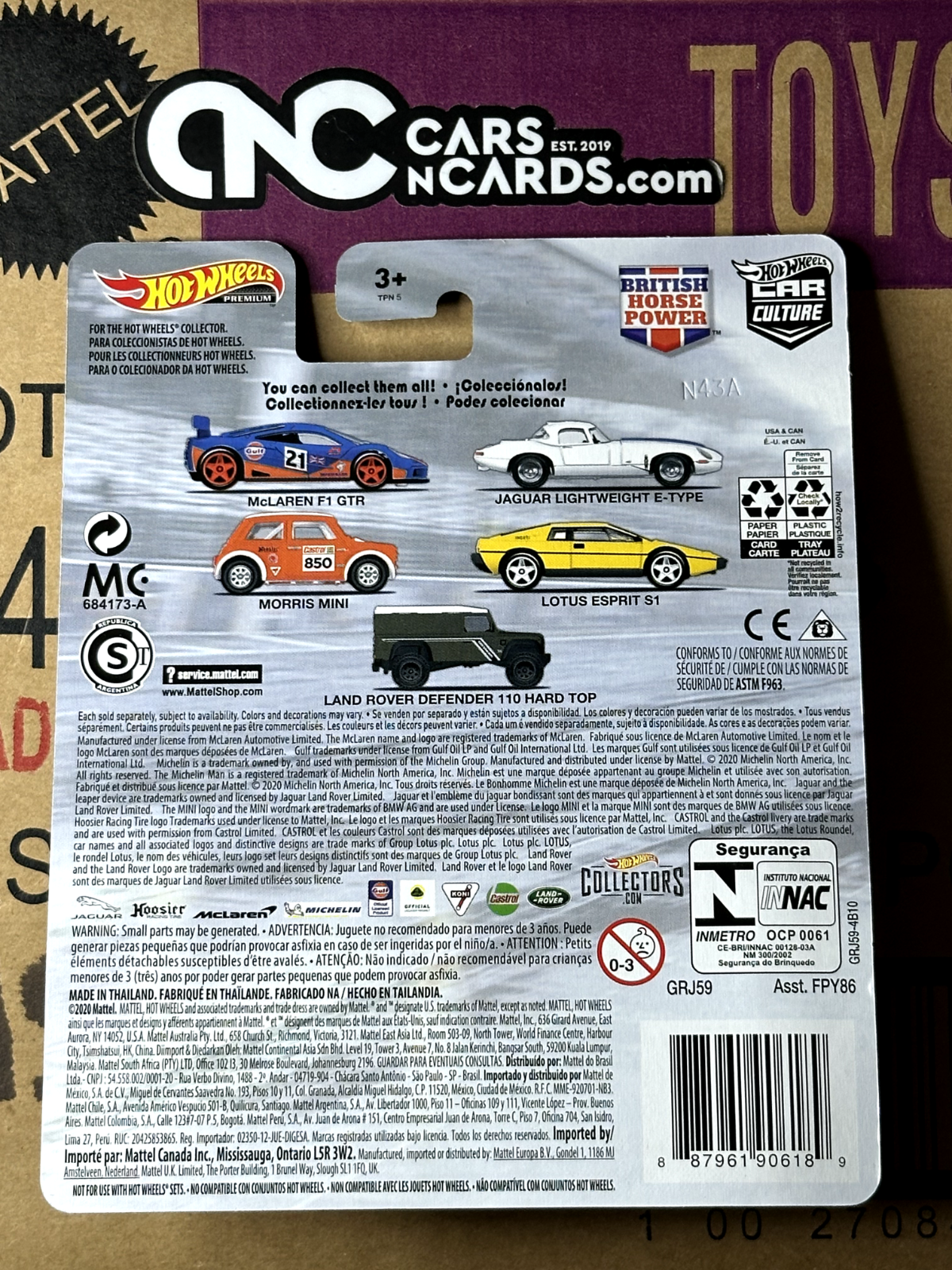 2021 Hot Wheels Premium Car Culture British Horse Power 3/5 Morris Mini