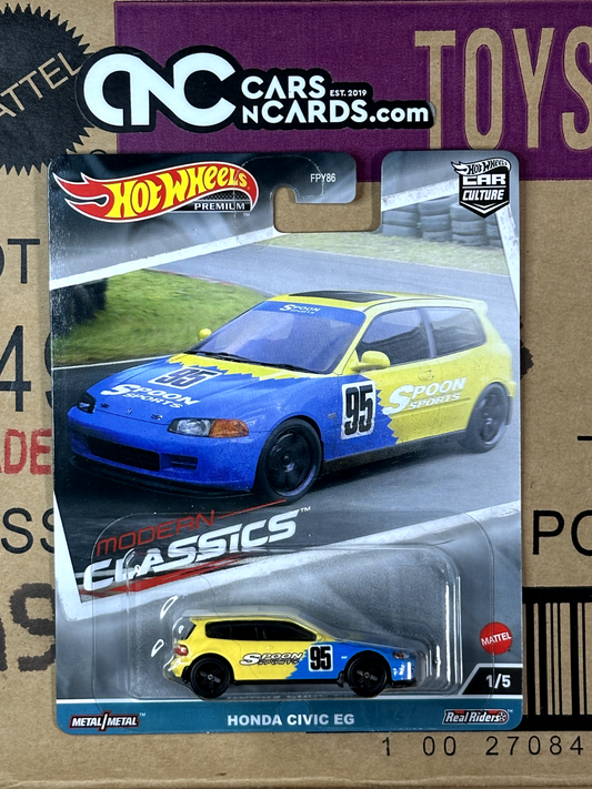 2023 Hot Wheels Premium Car Culture Modern Classics 1 /5 Honda Civic EG Spoon