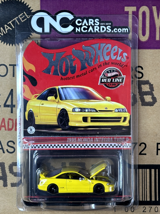 2024 Hot Wheels RLC Exclusive 1995 Honda Integra Type R Yellow With Protector