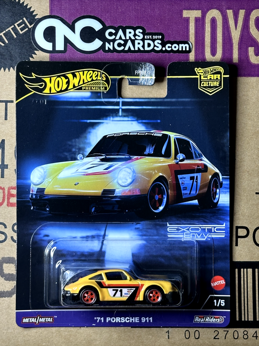 2024 Hot Wheels Premium Car Culture Exotic Envy 1/5 '71 Porsche 911