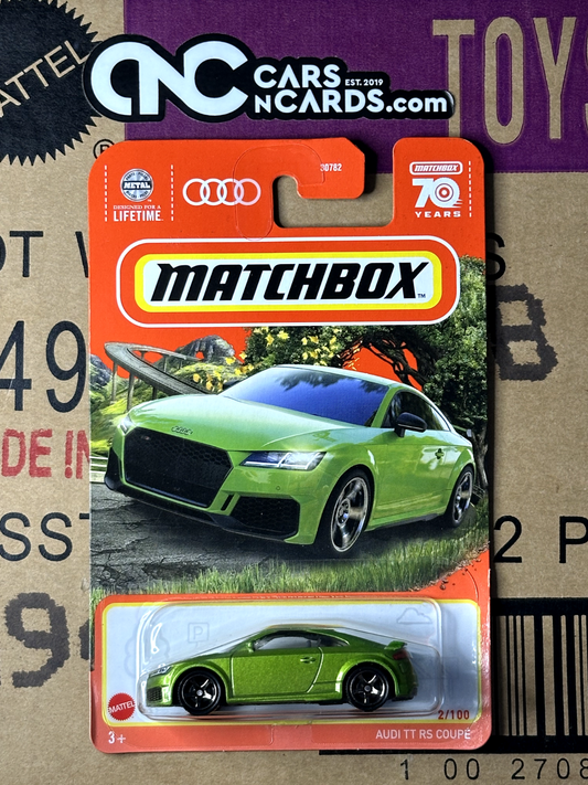 2023 Matchbox Audi TT RS Coupe 2/100 Green
