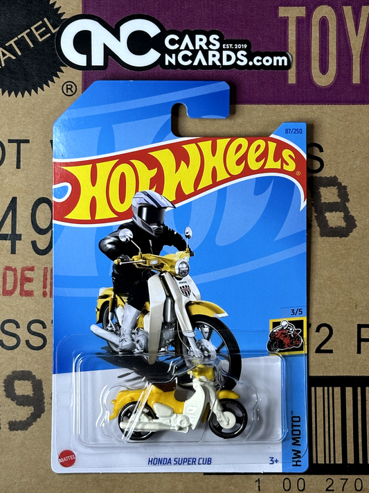 2024 Hot Wheels HW Moto 5/5 Honda Super Cub Yellow