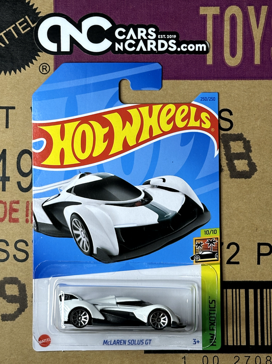 2023 Hot Wheels HW Exotics 10/10 McLaren Solus GT White