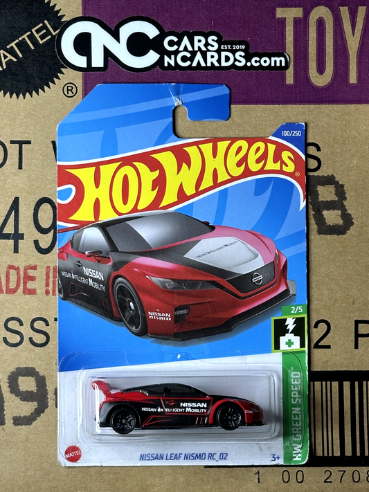 2022 Hot Wheels HW Green Speed #2/5 Leaf Nismo RC_2 #100/250 (Card Crease)