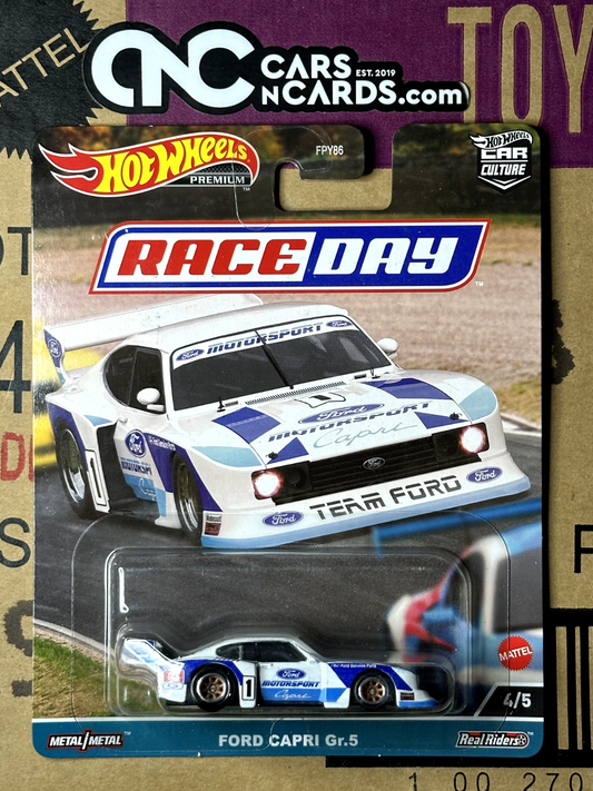 2023 Hot Wheels Premium Car Culture Race Day 4/5 Ford Capri Gr.5