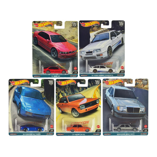 2023 Hot Wheels Premium Car Culture Canyon Warriors Full Set of 5 Cars