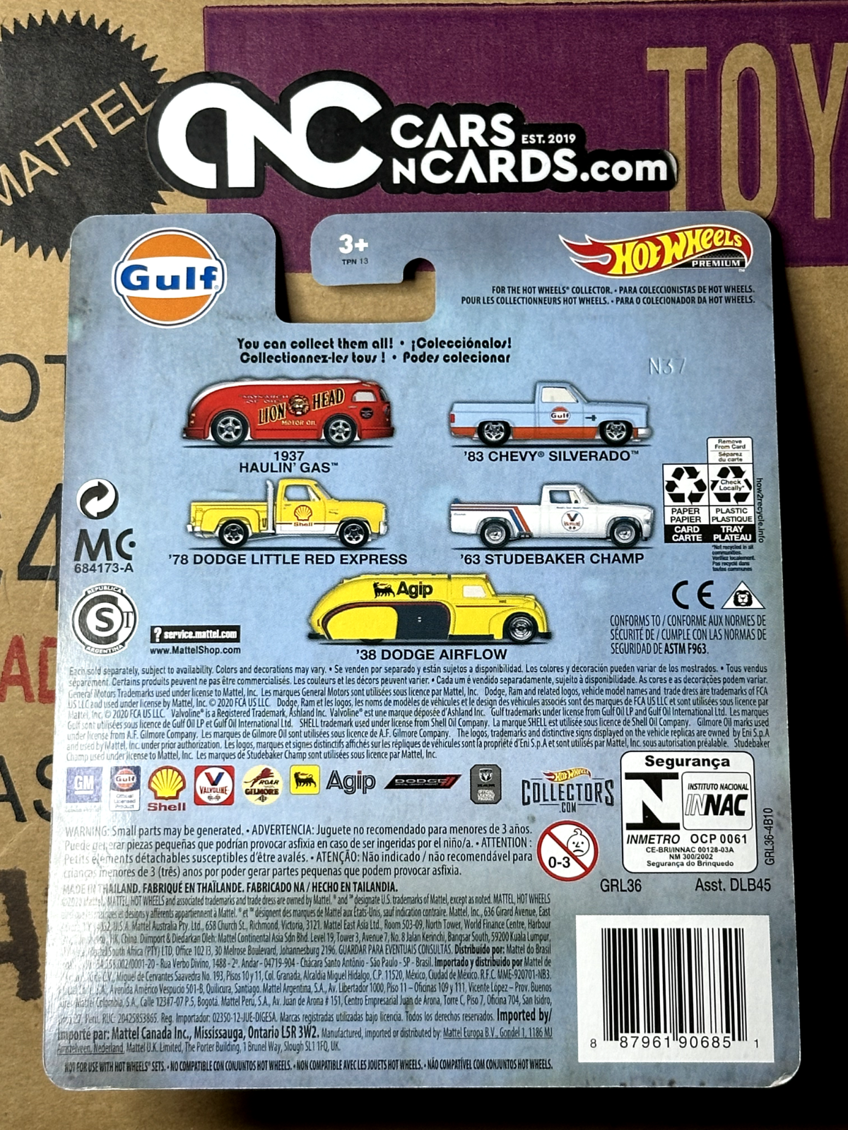2020 Hot Wheels Pop Culture Vintage Oil Gulf 2/5 '83 Chevy Silverado