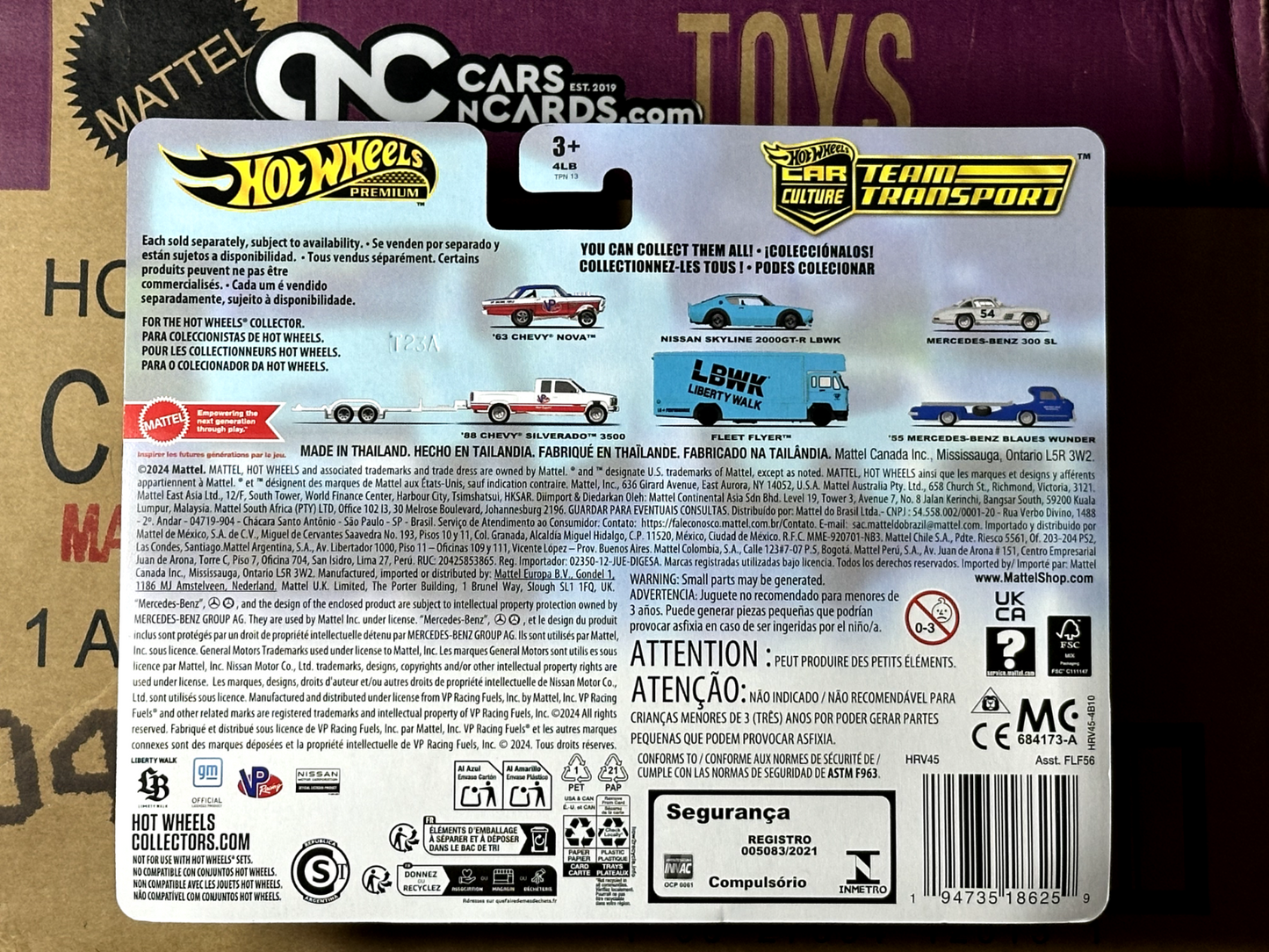 2024 Hot Wheels Premium Car Culture Team Transport #69 Nissan Skyline LBWK