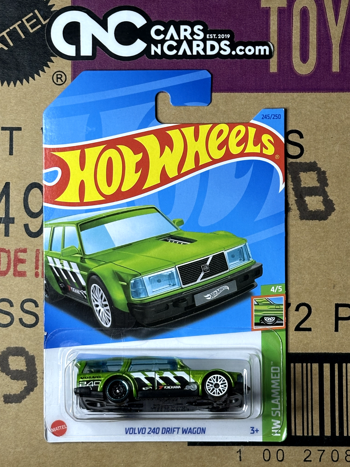 2023 Hot Wheels HW Slammed 4/5 Volvo 240 Drift Wagon (Soft Corners)