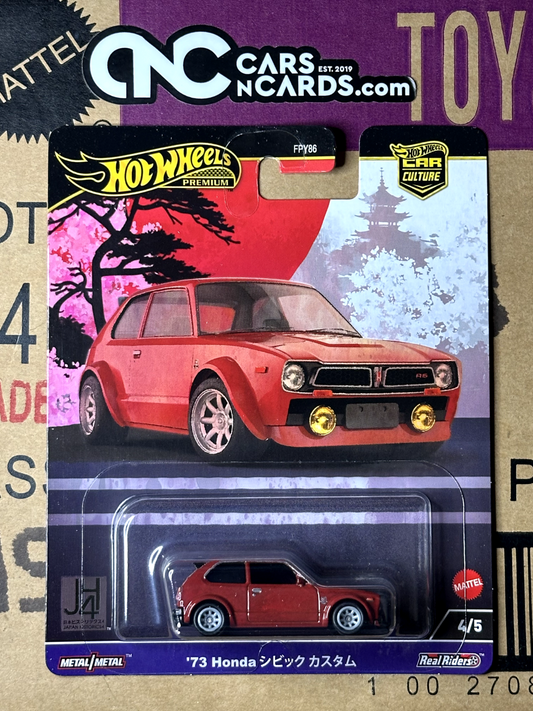 2024 Hot Wheels Premium Car Culture Japan Historics 4 JH4 '73 Honda Civic Custom