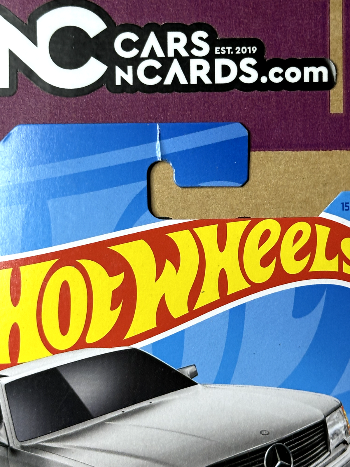 2023 Hot Wheels HW Turbo 4/5 '89 Mercedes-Benz 560 SEC AMG Gray (Card Crease)