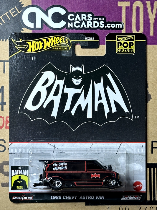 2024 Hot Wheels Premium Pop Culture Batman 1985 Chevy Astro Van