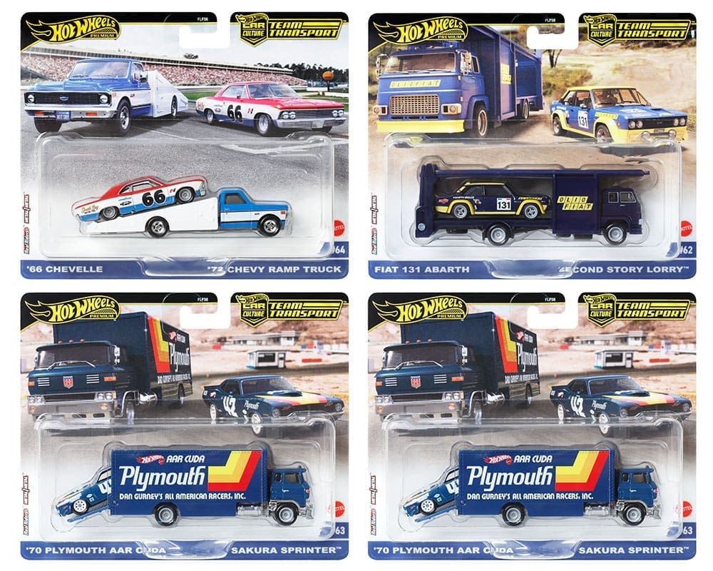 2024 Hot Wheels Premium Car Culture Team Transport Sealed A Case (Fiat/Cuda)