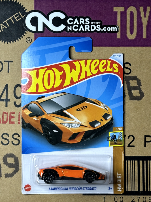 2024 Hot Wheels HW Dirt 6/10 Lamborghini Huracan Sterrato Orange