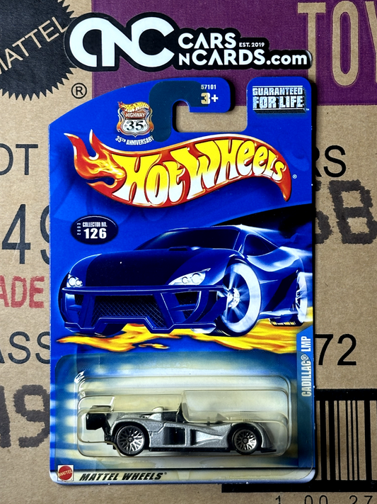 2003 Hot Wheels Collector #126 Cadillac LMP (Soft Corner)
