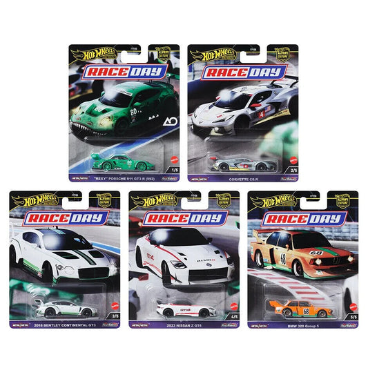 2024 Hot Wheels Premium Car Culture Race Day Full Set of 5 Cars