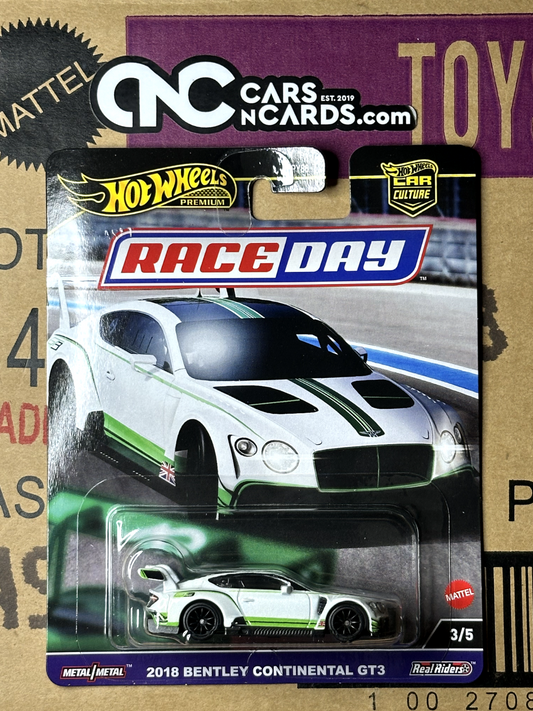 2024 Hot Wheels Premium Car Culture Race Day 3/5 2018 Bentley Continental GT3