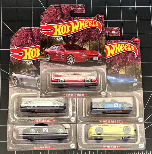 2023 Hot Wheels Japan Classics Full Set of 5 Cars