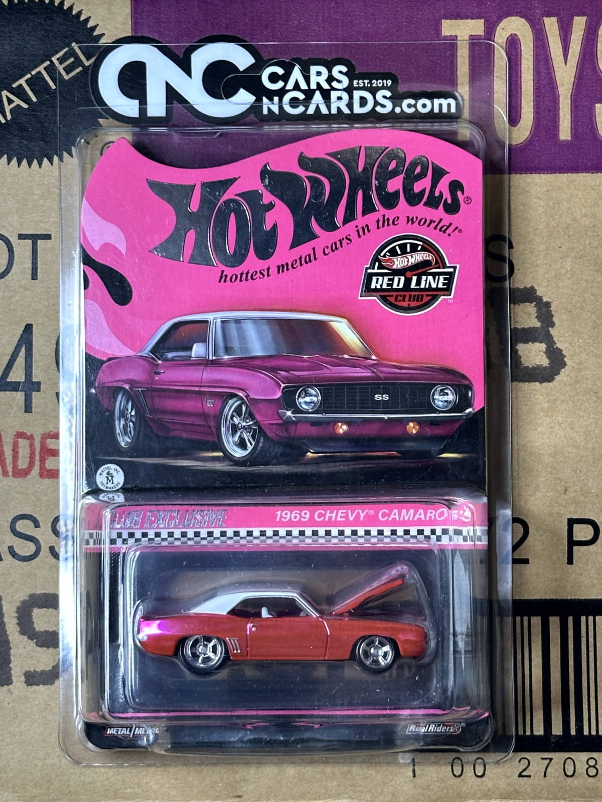 2024 Hot Wheels RLC Red Line Club 1969 Chevy Camaro SS (Blister Damage)