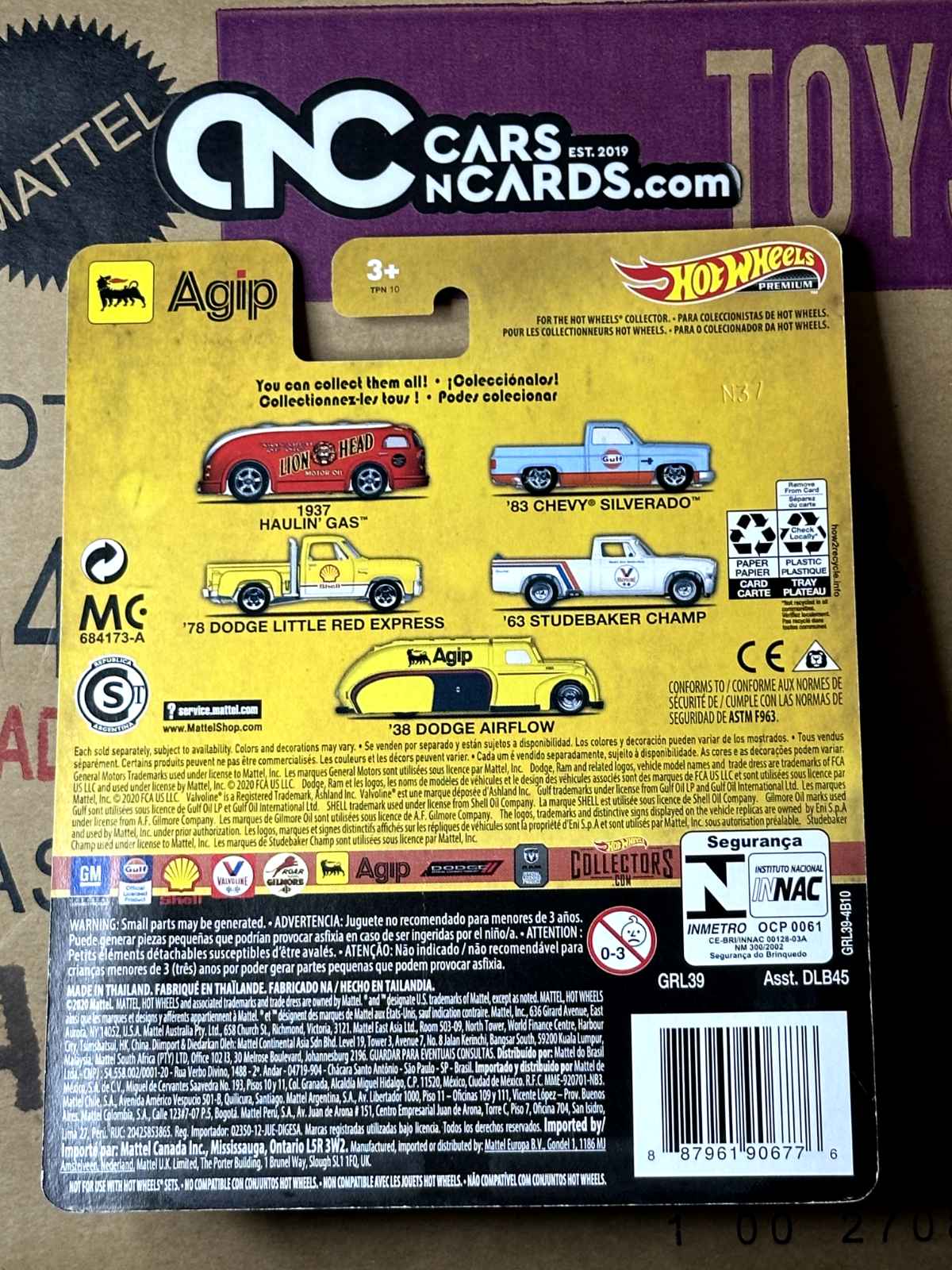 2020 Hot Wheels Premium Pop Culture 5/5 AGIP '38 Dodge Airflow