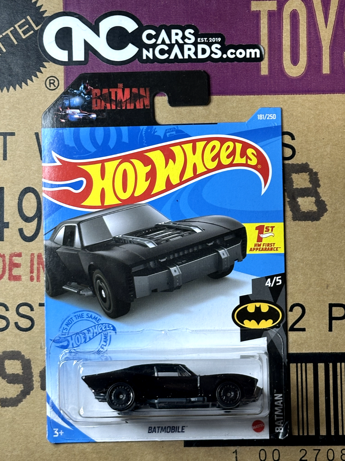 2021 Hot Wheels Batman 4/5 Batmobile 181/250
