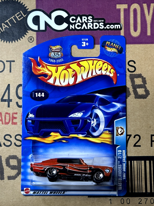 2003 Hot Wheels Wastelanders 2/10 1967 Dodge Charger Collector #144