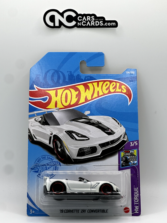 2021 Hot Wheels HW Torque 3/5 '19 Corvette ZR1 Convertible (Soft Corners)