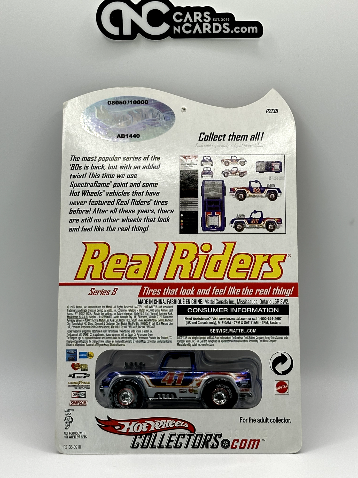 2007 Hot Wheels RLC Real Riders Baja Bruiser 08050/10000 (Card Damage)