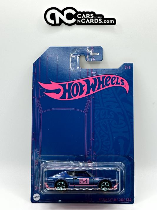 2022 Hot Wheels 54th Anniversary Nissan Skyline 2000 GT-R #2/6 (Soft Corners)
