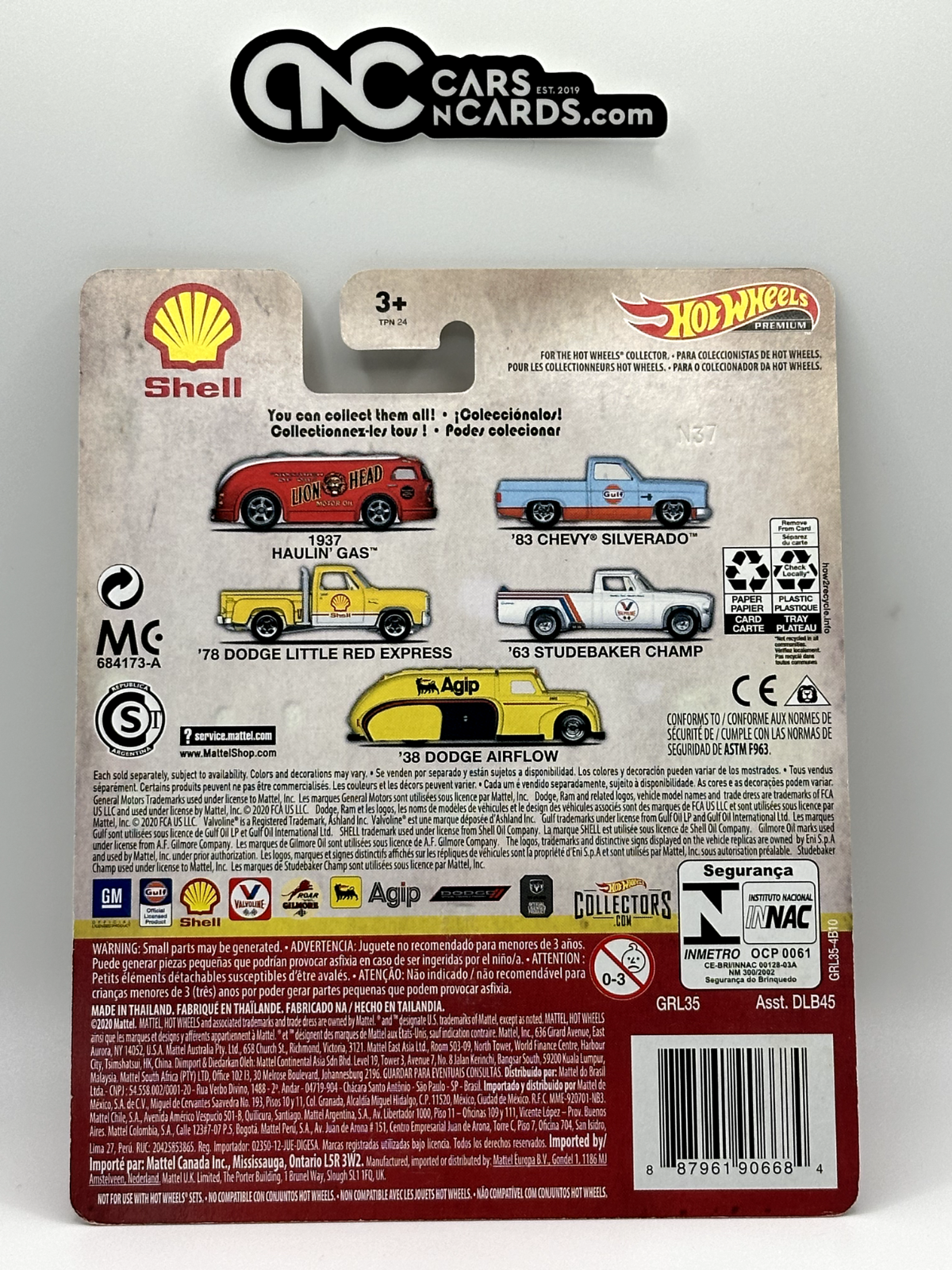 2020 Hot Wheels Premium Pop Culture Vintage Oil Shell Dodge Little Red Express