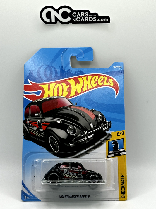 2018 Hot Wheels Checkmate 8/9 Volkswagen Beetle Pawn Black