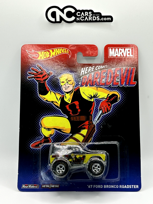 2014 Hot Wheels Premium Pop Culture Marvel Daredevil '67 Ford Bronco Roadster
