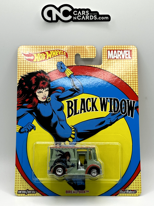 2017 Hot Wheels Premium Pop Culture Women of Marvel Black Widow Bread Box