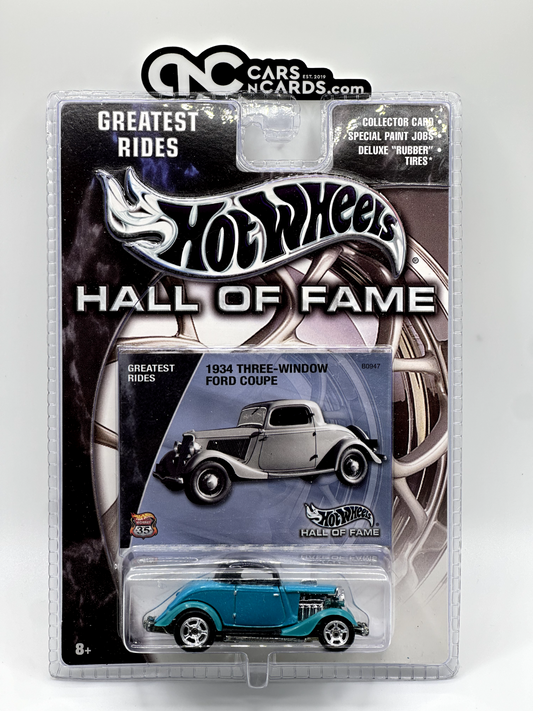 2003 Hot Wheels Greatest Rides Hall of Fame 1934 Three-Window Ford Coupe