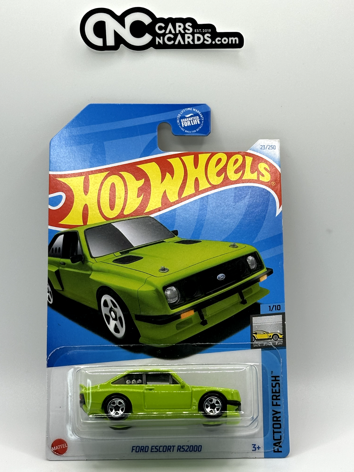 2024 Hot Wheels Factory Fresh 1/10 Ford Escort RS2000 Green