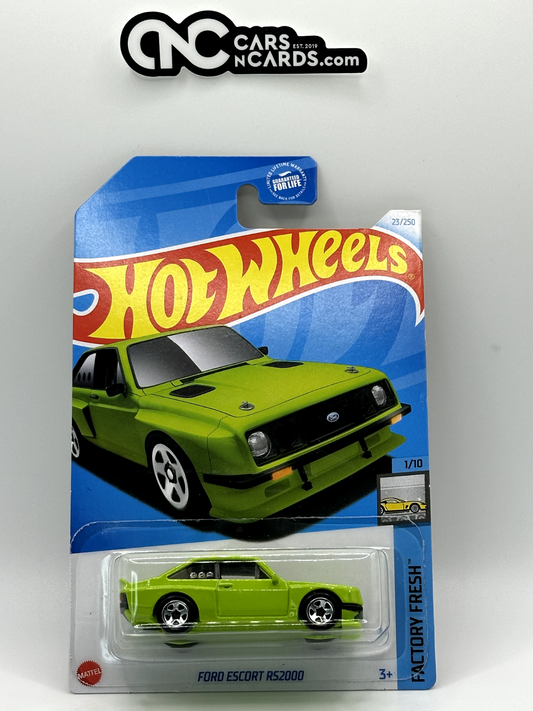 2024 Hot Wheels Factory Fresh 1/10 Ford Escort RS2000 Green