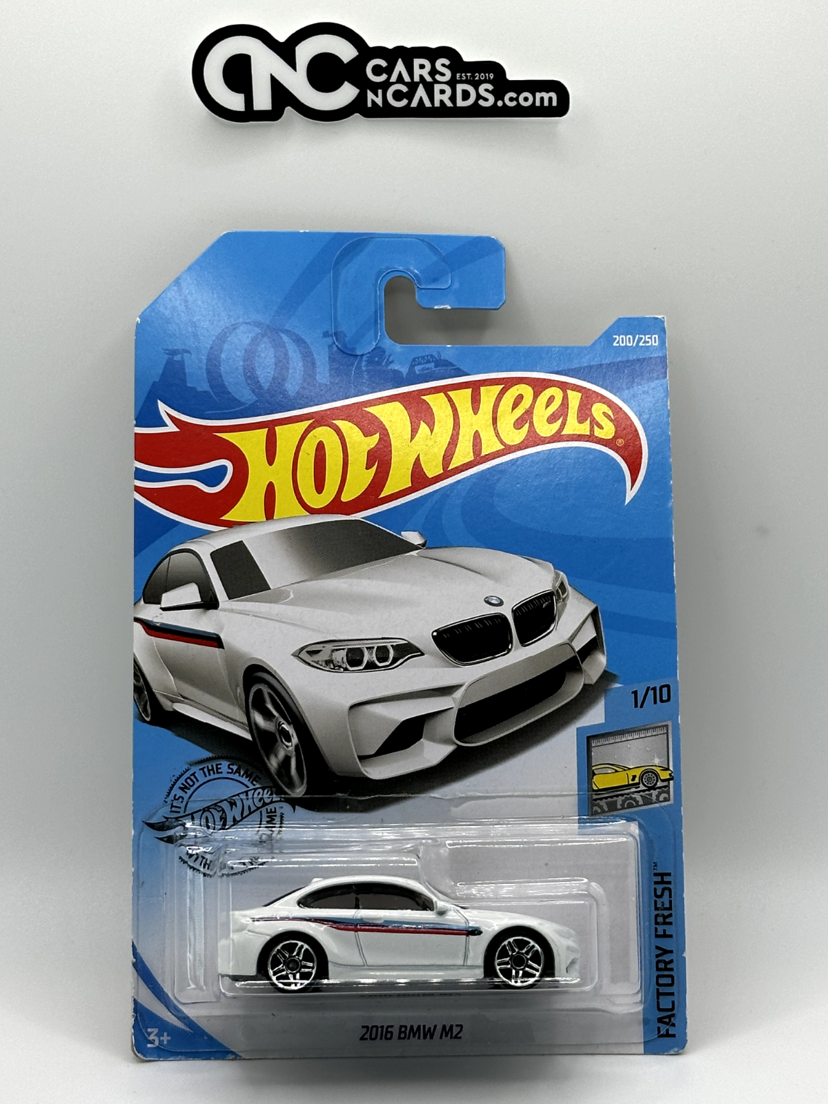 2019 Hot Wheels Factory Fresh 1/10 2016 BMW M2 (Small Crease/Soft Corners)