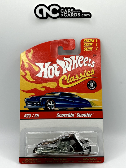 2005 Hot Wheels Classics Series 1 #23/25 Scorchin' Scooter Brown