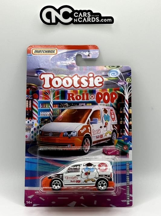 2019 Matchbox Tootsie Roll Pop 1/6 Volkswagen Caddy Delivery (Soft Corners)